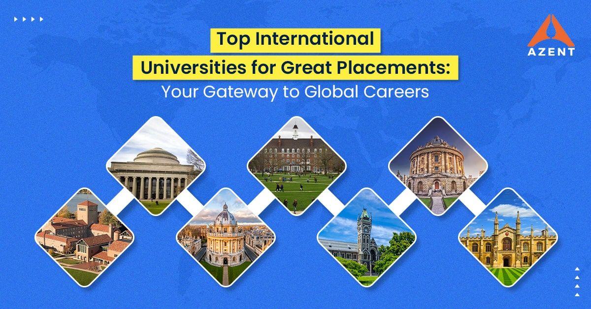 International universities with placement drives